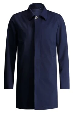 Joe Raincoat Dark Navy -Kleding Winkel joe raincoat navy exposar front