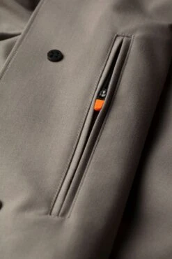 Joe Raincoat Taupe -Kleding Winkel joe raincoat taupe detail zip