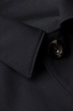 Joe Raincoat Very Dark Navy -Kleding Winkel joe raincoat verydarknavy detail collor