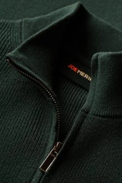 Joe Ribzip Very Dark Green -Kleding Winkel joe ribzip verydarkgreen kraag