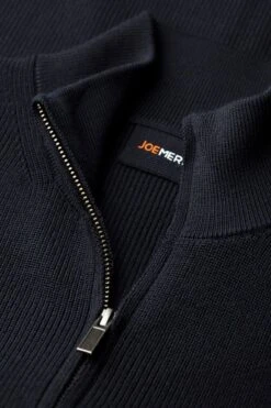 Joe Ribzip Very Dark Navy 7 Joe Ribzip Very Dark Navy -Kleding Winkel joe ribzip verydarknavy detail kraag