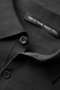 Riva Buttons Short Sleeve Antracite Grey 8 Riva Buttons Short Sleeve Antracite Grey -Kleding Winkel joe riva antracite detail02