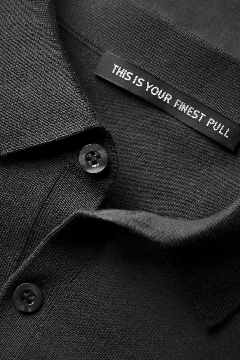 Riva Buttons Short Sleeve Antracite Grey 4 Riva Buttons Short Sleeve Antracite Grey - Afbeelding 4