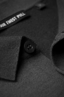 Riva Buttons Long Sleeve Antracite Grey -Kleding Winkel joe riva antracite detail 1