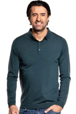 Riva Buttons Long Sleeve Proud Peacock