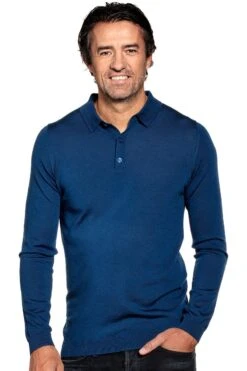 Joe Riva Buttons Long Sleeve Bright Navy