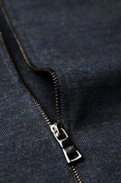 Joe Riva Cardigan Zip Blue Whale -Kleding Winkel joe riva cardigan zip bluewhale detail