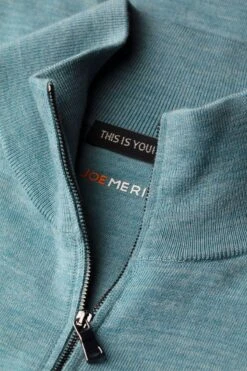 Riva Cardigan Zip Mythos Blue -Kleding Winkel joe riva cardigan zip detail 1