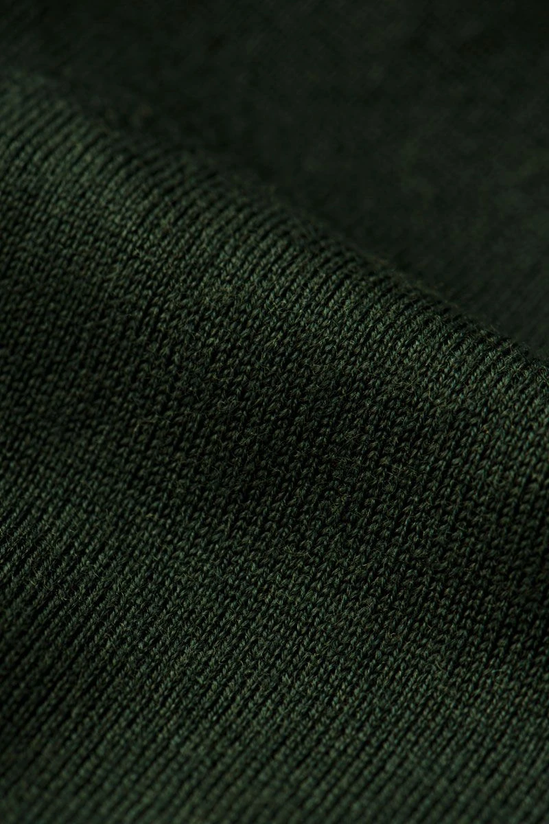 Riva Cardigan Zip Very Dark Green 6 Riva Cardigan Zip Very Dark Green - Afbeelding 6