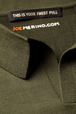 Joe Riva Long Sleeve Classy Moss -Kleding Winkel joe riva classymos detail