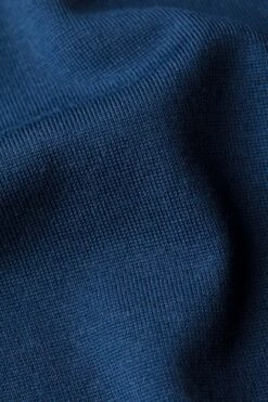 Joe Riva Crew Short Sleeve Bright Navy -Kleding Winkel joe riva round brightblue detail stof