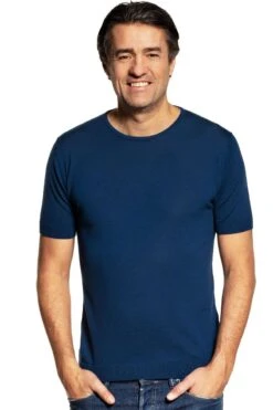 Joe Riva Crew Short Sleeve Bright Navy