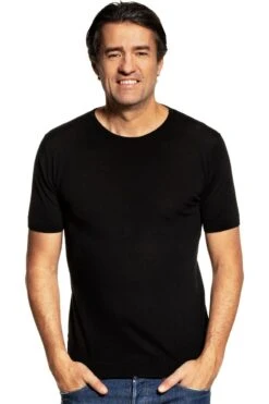 Joe Riva Crew Short Sleeve Deep Black