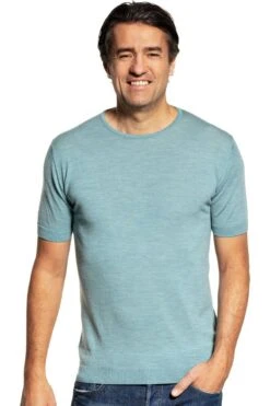 Joe Riva Crew Short Sleeve Mythos Blue