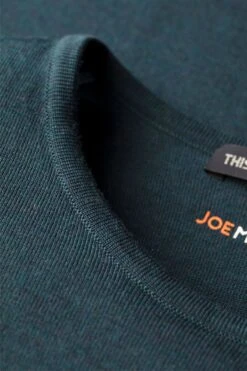 Joe Riva Crew Short Sleeve Proud Peacock -Kleding Winkel joe riva round proudpeacock detail