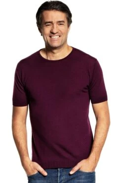 Joe Riva Crew Short Sleeve Red Cabbage