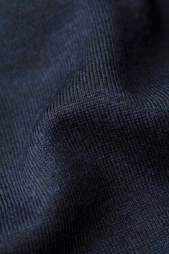 Joe Riva Crew Short Sleeve True Navy -Kleding Winkel joe riva round truenavy detail stof