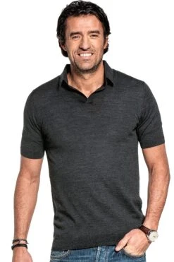 Joe Riva Short Sleeve Antracite Grey