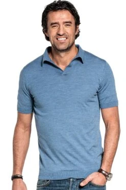 Joe Riva Short Sleeve Ice Blue