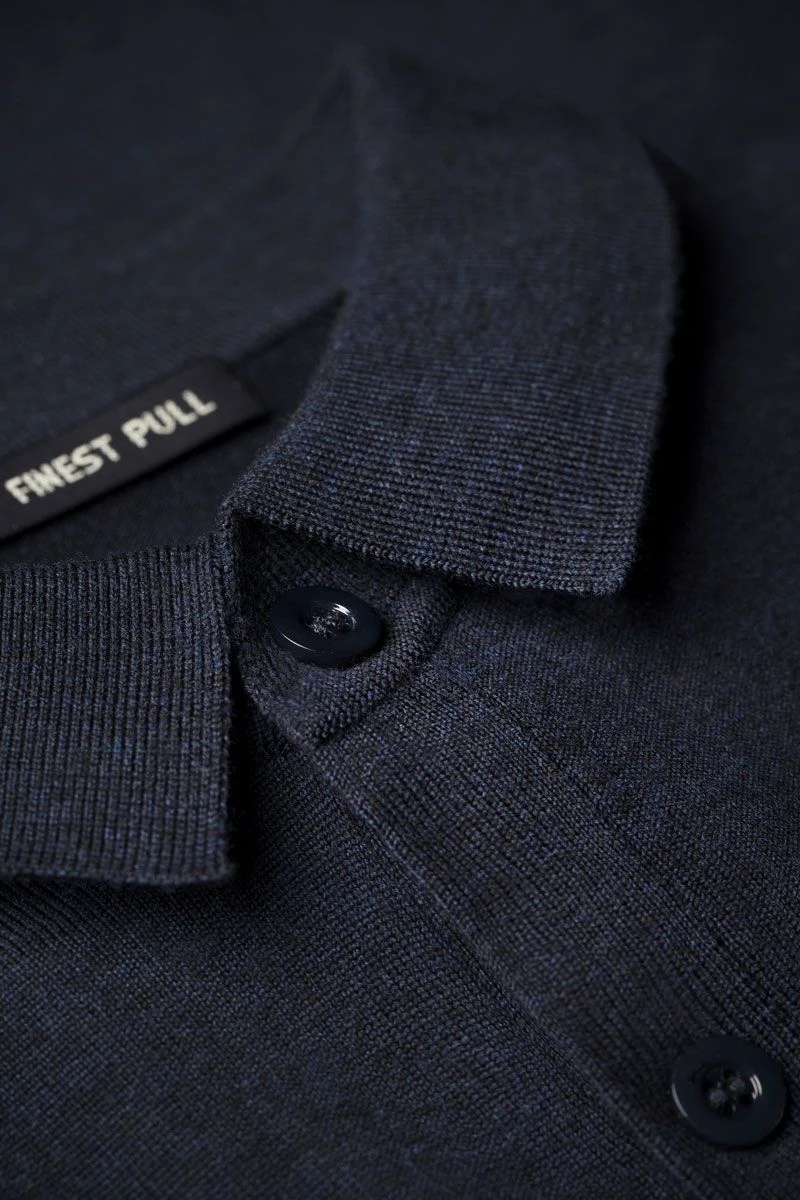 Riva Buttons Short Sleeve True Navy 4 Riva Buttons Short Sleeve True Navy - Afbeelding 4