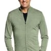 Joe Riva Cardigan Zip Agave Green