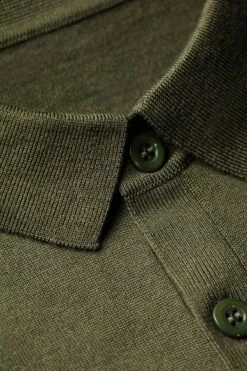 Riva Buttons Long Sleeve Classy Moss -Kleding Winkel joe rivabutton classymos detail