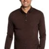 Riva Buttons Long Sleeve Pure Chocolate