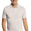 Riva Buttons Short Sleeve Clean Cement