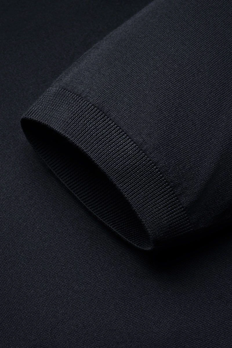 Riva Buttons Short Sleeve Very Dark Navy 4 Riva Buttons Short Sleeve Very Dark Navy - Afbeelding 4