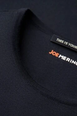 Riva Crew Short Sleeve Very Dark Navy -Kleding Winkel joe rivacrew verydarknavy hals