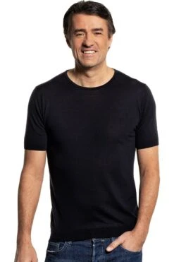 Riva Crew Short Sleeve Very Dark Navy