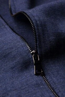 Joe Riva Cardigan Zip Summernight Navy -Kleding Winkel joe rivagardican zip summernightnavy detail 2
