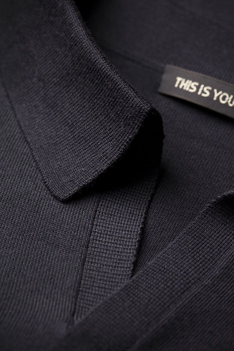 Joe Riva Long Sleeve Blue Grey 4 Joe Riva Long Sleeve Blue Grey - Afbeelding 4