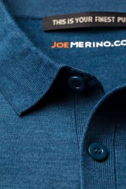 Riva Buttons Long Sleeve Federal Blue -Kleding Winkel joe rivalong buttons federalblue detail