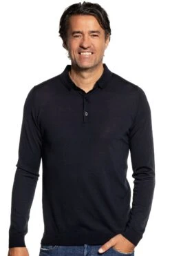 Riva Buttons Long Sleeve Very Dark Navy