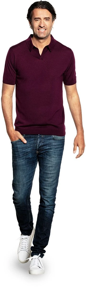 Joe Riva Short Sleeve Red Cabbage 2 Joe Riva Short Sleeve Red Cabbage - Afbeelding 2