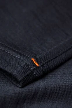 Joe Shirt V-neck Blue Grey -Kleding Winkel joe shirt all bluegrey detail web 1