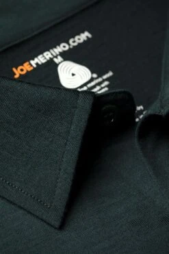 Joe Shirt Button Up Dark Green -Kleding Winkel joe shirt buttonup darkgreen detail