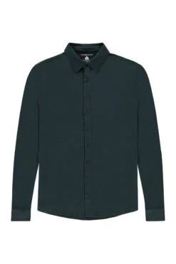 Joe Shirt Button Up Dark Green -Kleding Winkel joe shirt buttonup darkgreen exposar
