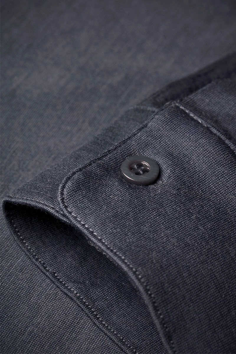 Joe Shirt Button Up Dark Steel 6 Joe Shirt Button Up Dark Steel - Afbeelding 6