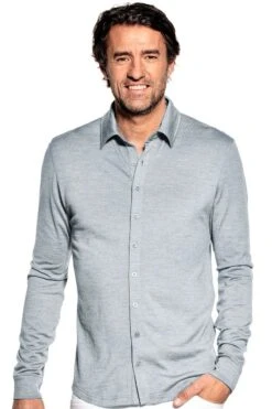 Joe Shirt Button Up Hazy Blue