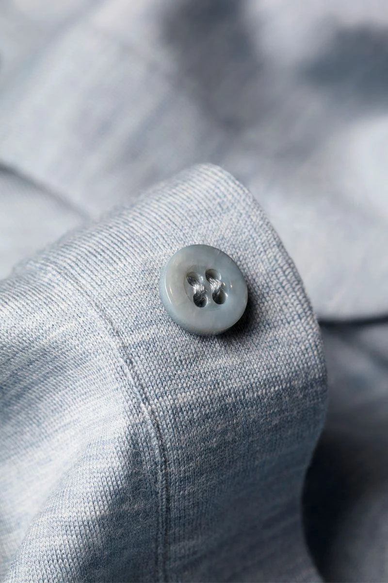 Joe Shirt Button Up Hazy Blue 5 Joe Shirt Button Up Hazy Blue - Afbeelding 5