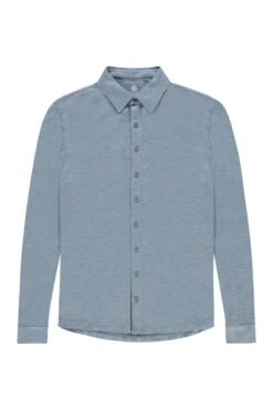 Joe Shirt Button Up Hazy Blue 9 Joe Shirt Button Up Hazy Blue -Kleding Winkel joe shirt buttonup hazyblue exposar