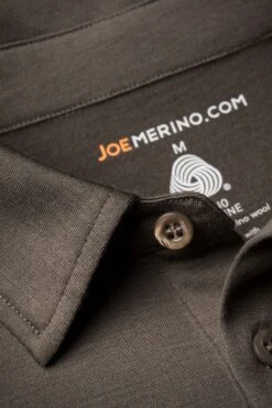 Joe Shirt Polo Short Sleeve Military 7 Joe Shirt Polo Short Sleeve Military -Kleding Winkel joe shirt buttonup military detail02