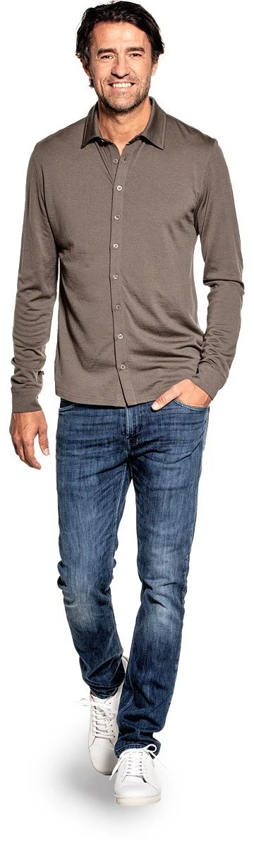 Joe Shirt Button Up Military 2 Joe Shirt Button Up Military - Afbeelding 2