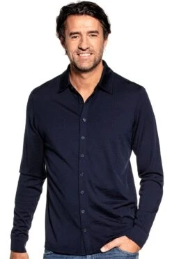 Joe Shirt Button Up Navy Blue
