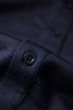 Joe Shirt Button Up Navy Blue -Kleding Winkel joe shirt buttonup navy detail06