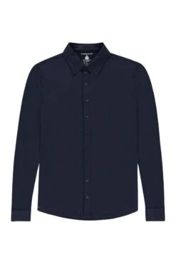 Joe Shirt Button Up Navy Blue -Kleding Winkel joe shirt buttonup navy exposar