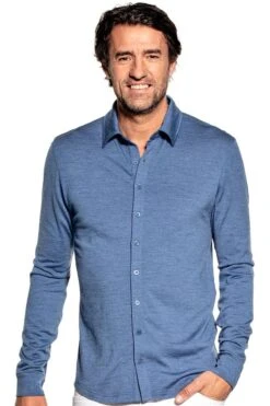 Joe Shirt Button Up Yacht Blue