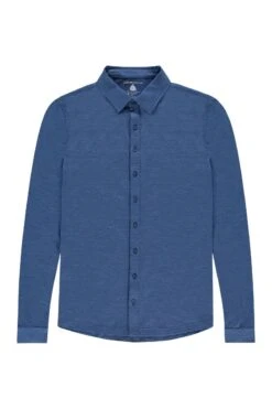 Joe Shirt Button Up Yacht Blue -Kleding Winkel joe shirt buttonup yachtblue exposar